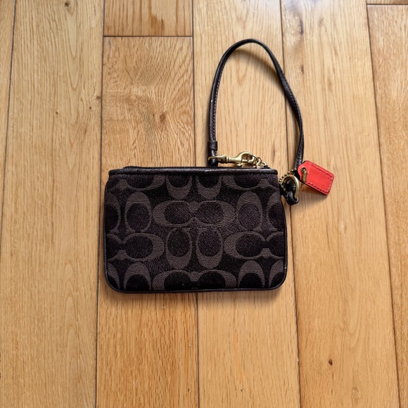COACH Brown Wristlet - Picture 4 of 4